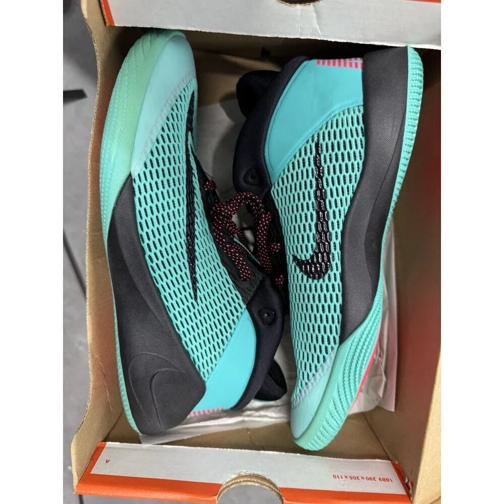 Nike AH3430-006 Future Flight (GS) Black Jade Racer Sneakers S 7Y
